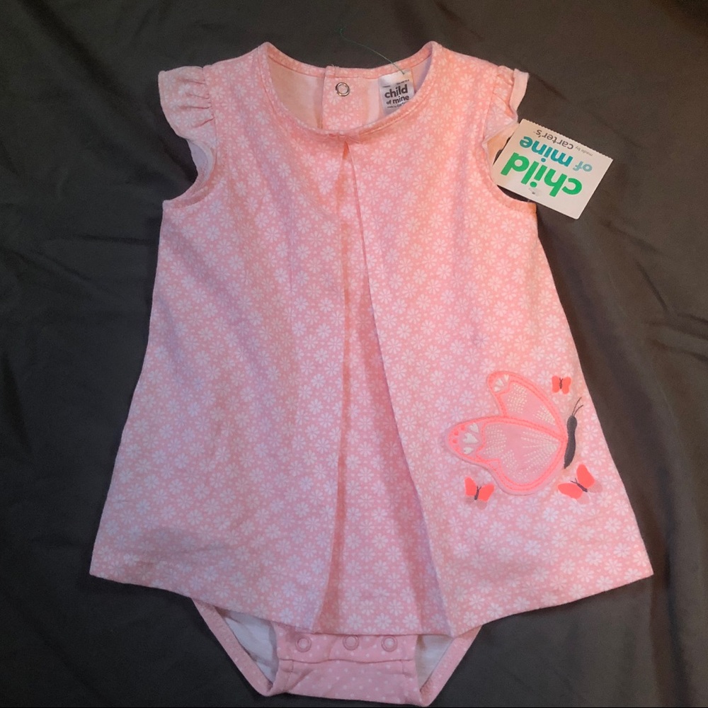 NWT! Child of mine by Carters 12m girl outfit